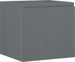 Mexen Rivel dulap baie subchiuvetă 50 cm, 1 sertar, cu caneluri, grafit mat - 91A20-05047-1-BF66 (91A20-05047-1-BF66)