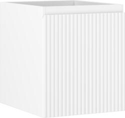 Mexen Rivel dulap baie sub chiuvetă 40 cm, 1 sertar, canelat, alb mat - 91A20-04047-1-BF01 (91A20-04047-1-BF01)
