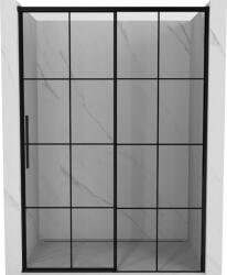 Mexen Rox uși de duș glisante dreapta 155 cm, grilaj negru, negru - 8C2-155-000-70-77-P (8C2-155-000-70-77-P)