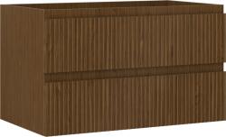 Mexen Rivel dulap baie sub lavoar 80 cm, 2 sertare, profilat, nuc - 91A20-08047-2-BFF86 (91A20-08047-2-BFF86)