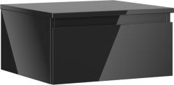 Mexen Orio dulap de baie sub lavoar 50 cm cu blat, 1 sertar, negru lucios - 91A10-05023-1-BFC70 (91A10-05023-1-BFC70)