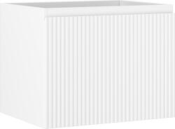 Mexen Rivel dulap baie sub chiuvetă 60 cm, 1 sertar, canelat, alb mat - 91A20-06047-1-BF01 (91A20-06047-1-BF01)