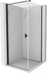 Mexen Mist-B cabină de duș pivotantă 85 x 85 cm, transparent, neagră - 8A2T-085-085-70-00 (8A2T-085-085-70-00)