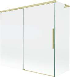 Mexen Rox L paravan de duș extensibil pe 2 panouri 170 + 75 x 150 cm, transparent, auriu periat - 8C9L-170-075-55-00 (8C9L-170-075-55-00)
