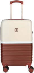 Enrico Benetti Princetown bordó-rózsaszín 4 kerekű kabinbőrönd (Princetown-S-bordo-rozsaszin-21000394-50)