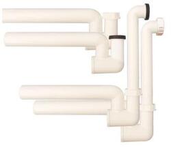 HL HL136N kondenzvíz gyűjtő szifon DN40 kimenettel (HL136N)