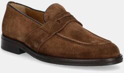Hackett London velúr mokaszin COLLIN HALL barna, férfi, HMS21468 - barna Férfi 45