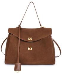 Dollcini Vintage Női Válltáska - Prémium Műbőr Táska - Barna (547412)