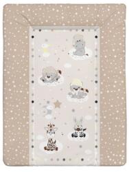  Kis pufi puha softy pelenkázó lap 50 x 70 cm - Bézs afrikai álom