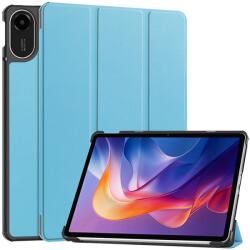  LEATHER Husă tip carte pentru Xiaomi Redmi Pad 2, albastru deschis