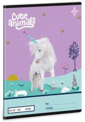 Ars Una Füzet iskolai A5, 32lap, sima 20-32 UNICORN 10db/csomag (53614483) - tintasziget