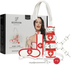  Bedroom Fantasies - 8 részes nővérke szett (piros-fehér) - erotikashow