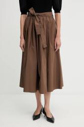 Weekend Max Mara szoknya ZARDA barna, midi, harang alakú, 2525106031600 - barna 42