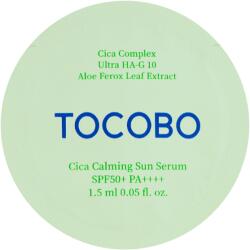 TOCOBO Cica Calming Sun Serum SPF50+ PA++++ (sample) - Fényvédő Szérum Érzékeny Bőrre 1.5ml (sample)