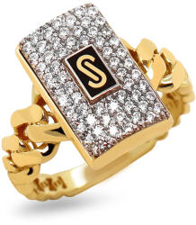 Heratis Forever Monaco Chain ring Classic Plain Pavé link, 10K IZ31294USA