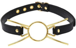 BDSMaster Spidok Sling - elegáns prémium fekete-arany intim eszköz