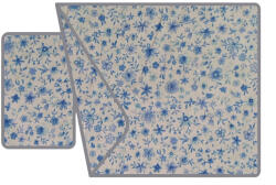 Billerbeck Bianka 3 részes pamut ágyneműhuzat - virág mintás