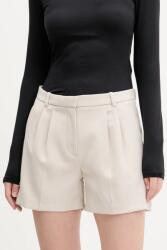 Abercrombie & Fitch rövidnadrág női, bézs, sima, magas derekú, KI149-5214 - bézs 30