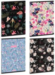 Ars Una A5 extra kapcsos füzet, sima Flowers-mix (5521) 25 (53155214)