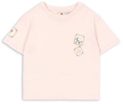 Konges Sløjd gyerek pamut póló RHW X KS LETTRE TEE OCS rózsaszín, nyomott mintás, Rosie Huntington Whiteley KS103612 - rózsaszín 110-116