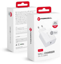 Forcell F-ENERGY TFK-TC-45WPD travel charger Type C PD QC4.0 3A 45W white