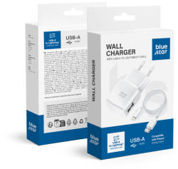 Blue Star travel charger 1A 5W USB A + cable USB A to Lightning TFK-TC-1100B white