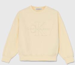 Calvin Klein gyerek felső sárga, nyomott mintás, IB0IB02281 - sárga 176