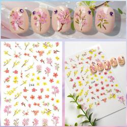  Körömmatrica 244 - virág