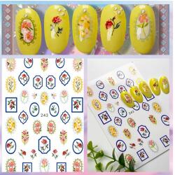  Körömmatrica 243 - virág