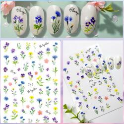  Körömmatrica 245 - virág