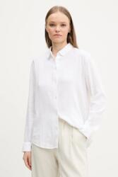 Abercrombie & Fitch len ing női, galléros, bézs, relaxed, KI140-5554 - bézs L