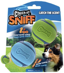 Chuckit! ! Sniff Fetch Labda Duo Bacon és Mogyoróvaj M 2db-os