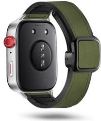 KALEBOL HYBRID Cserélhető szíj Huawei Watch Fit 4 / Fit 4 Pro okosórához, sötétzöld