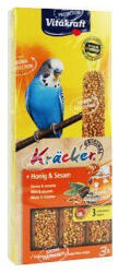 Vitakraft Bird Kräcker Andulka méz+szamár pálca 3db