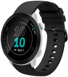  SILICONE Cserélhető szíj Garmin Forerunner 55mm fekete készülékhez