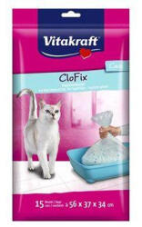 Vitakraft alkatrészek. cloFix 15db WC-zacskó macskák számára