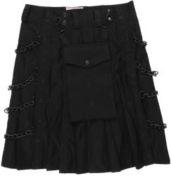 Black Pistol kilt pentru bărbați BLACK PISTOL - Denim - Black - B-2-26-001-00