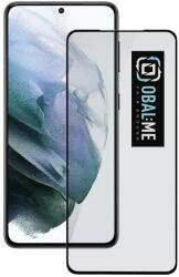 OBAL: ME 5D üveg kijelzővédő Samsung Galaxy S21 készülékhez fekete