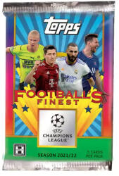 Topps 2021-22 Topps UEFA Champions League Finest Flashbacks Soccer Hobby pack - focis kártya csomag
