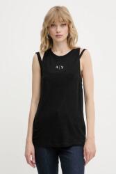 Giorgio Armani felső lenkeverékből fekete, XW000390 AF12899 - fekete S