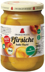 Zwergenwiese Compot bio de piersici jumatati, fara gluten, 340 g