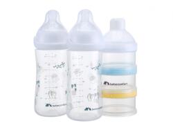 Bebeconfort Emotion Physio cumisüveg szett 270ml 0-12m + Fehér 2 db + adagoló