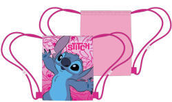  Disney Lilo és Stitch, A csillagkutya Pink Planet sporttáska, tornazsák 40 cm