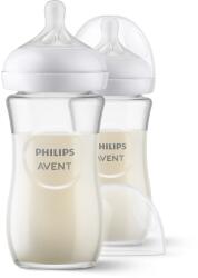 Philips Natural Response üvegpalack 240 ml, 1 hónapos kortól, 2 db