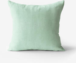 Goldea lenvászon keveréket tartalmazó párnahuzat - világos menta 30 x 50 cm
