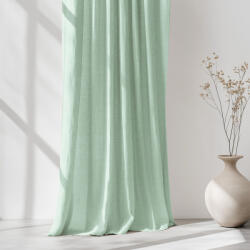 Goldea lenvászon keveréket tartalmazó drapéria - világos menta 240x145 cm