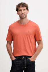 Calvin Klein Jeans pamut póló sima, LV040HM265 - narancssárga XL