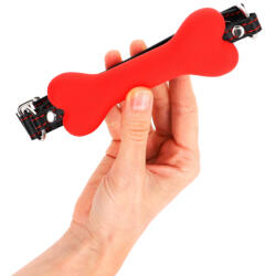 Kink Calus in forma de os 12 cm Kink rosu 63 x 2 cm