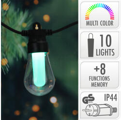 Koopman ГРАДИНСКИ led ГИРЛЯНД 10 КРУШКИ af5600320 МНОГОЦВЕТНА СВЕТЛИНА ip44 5м (af5600320)