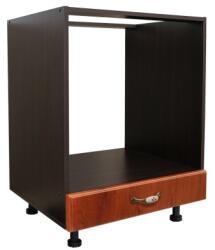 Spectral Mobila Corp pentru cuptor incorporabil cu sertar Zebra, wenge/MDF Cedru, fara blat, 60 x 82 x 57 cm